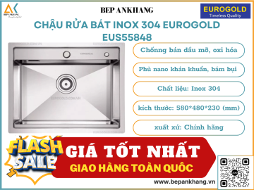 Chậu rửa bát chống xướt Eurogold EUS55848